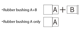 ゴムブッシュ組み合わせ